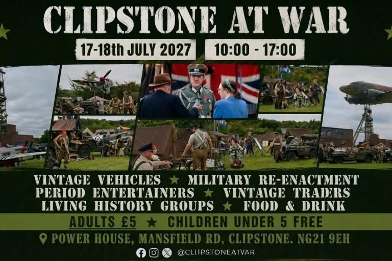 Clipstone at War poster