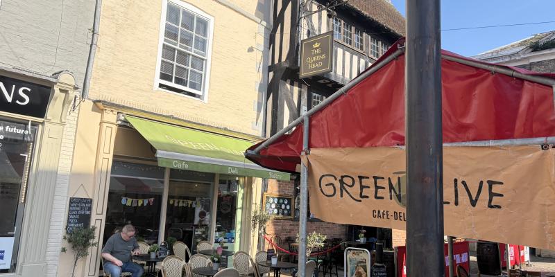 Green Olive outside