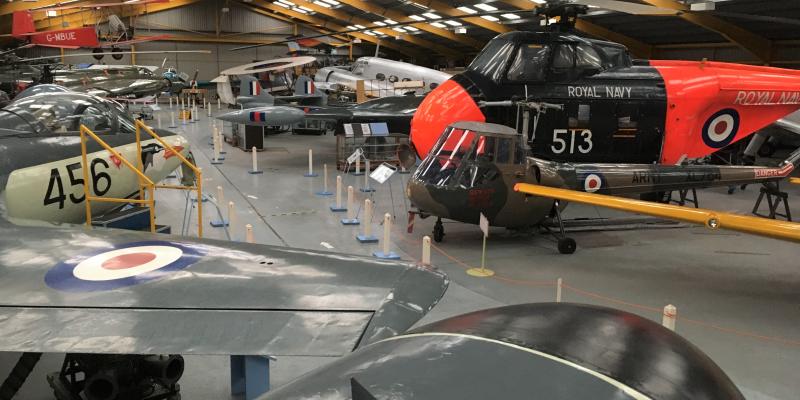 Newark Air Museum aircraft hanger