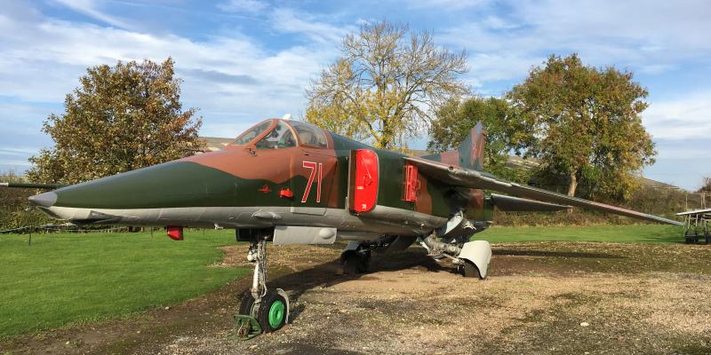 Newark Air Museum outdoor aircraft display