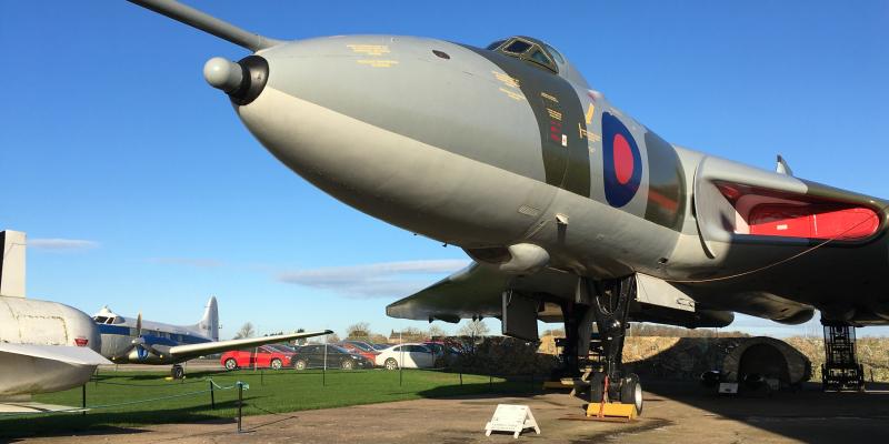 Newark Air Museum outdoor aircraft display