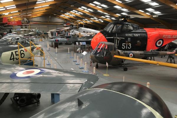 Newark Air Museum aircraft hanger