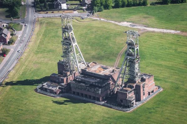 Clipstone Headstocks from above